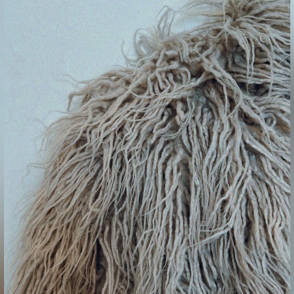 Soft Grey Faux Fur Coat - Picture 2 of 3